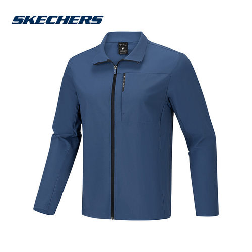 Skechers斯凯奇2026夏季男士运动休闲针织夹克外套 P226M085/00FM