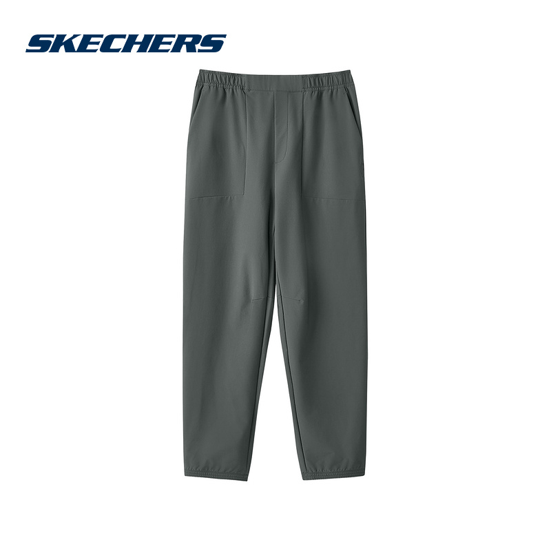 Skechers斯凯奇2025年冬季男款长裤宽松运动休闲裤 L424M030-0091