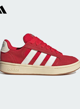 adidas阿迪达斯红色面包鞋2026春女GC ALPHA SK8休闲板鞋 HQ7374