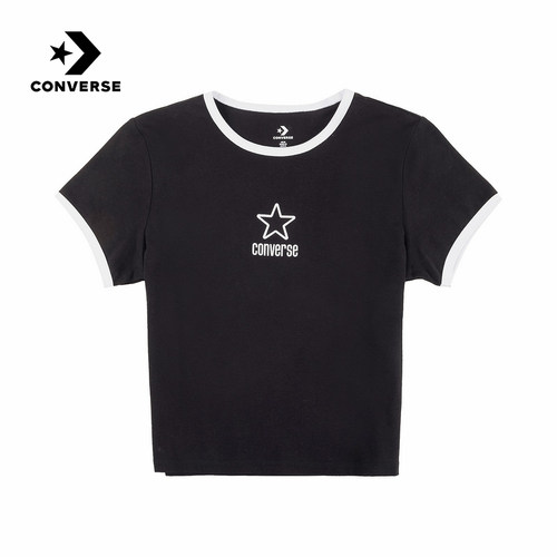 Converse匡威2026秋新款女运动短袖圆领时尚休闲T恤衫 WCK517-023