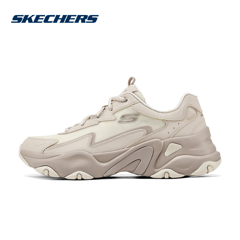 SKECHERS斯凯奇女鞋25夏运动休闲鞋厚底增高透气老爹鞋232494/SND