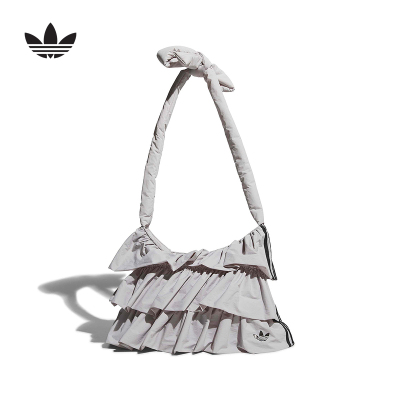 adidas阿迪达斯时尚女包腋下包荷叶边提拎包2026春女单肩包IA8913