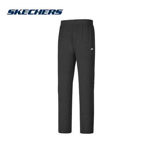 Skechers斯凯奇夏男士轻盈舒适宽松版休闲梭织长裤P225M038-0018