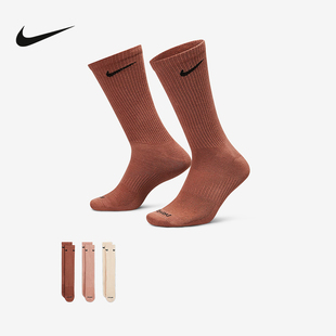 914 中筒休闲训练运动袜SX6891 Nike耐克袜子男袜女袜秋新款 三双装