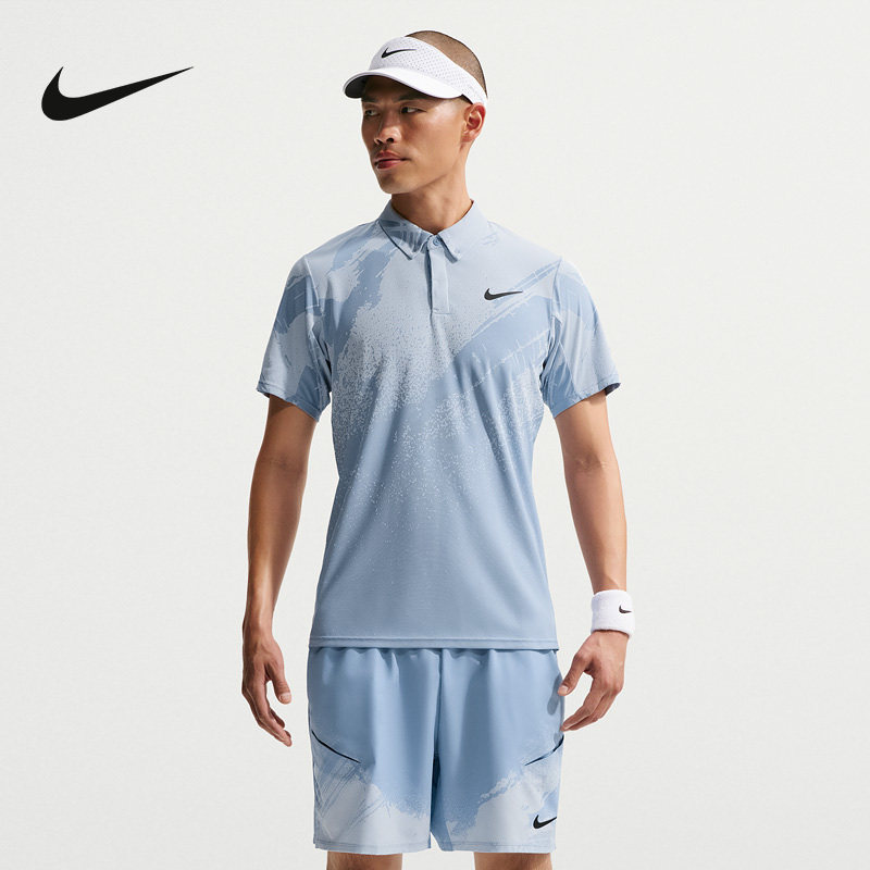 耐克Nike男子速干短袖网球翻领T恤男款夏季运动POLO衫 IB1029-486图片