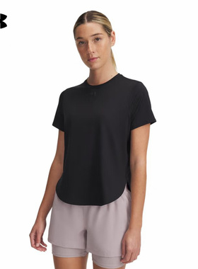 安德玛UA春夏爆冷系列女子Iso-Chill运动休闲短袖T恤 1389564-001