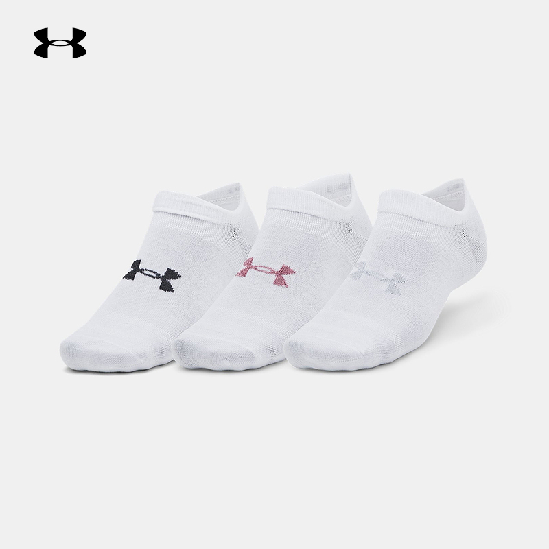 安德玛（UNDERARMOUR）|（新款）2025F/W中性低筒袜 1382623-100