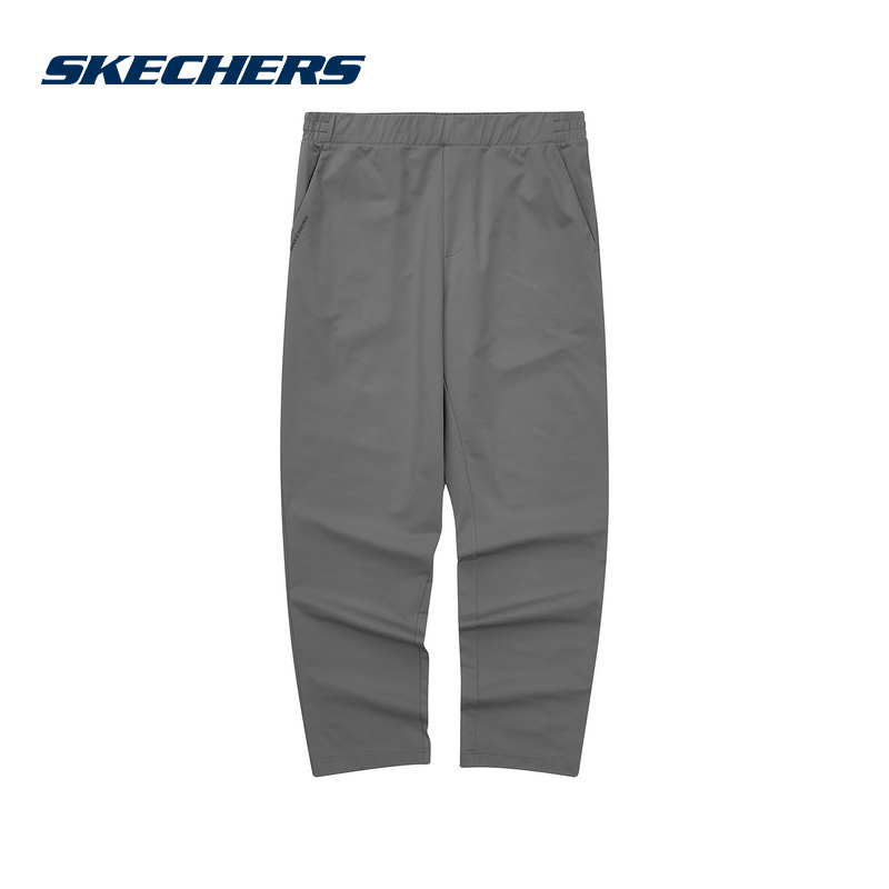 SKECHERS斯凯奇夏季男款运动休闲针织长裤 L224M056-040R