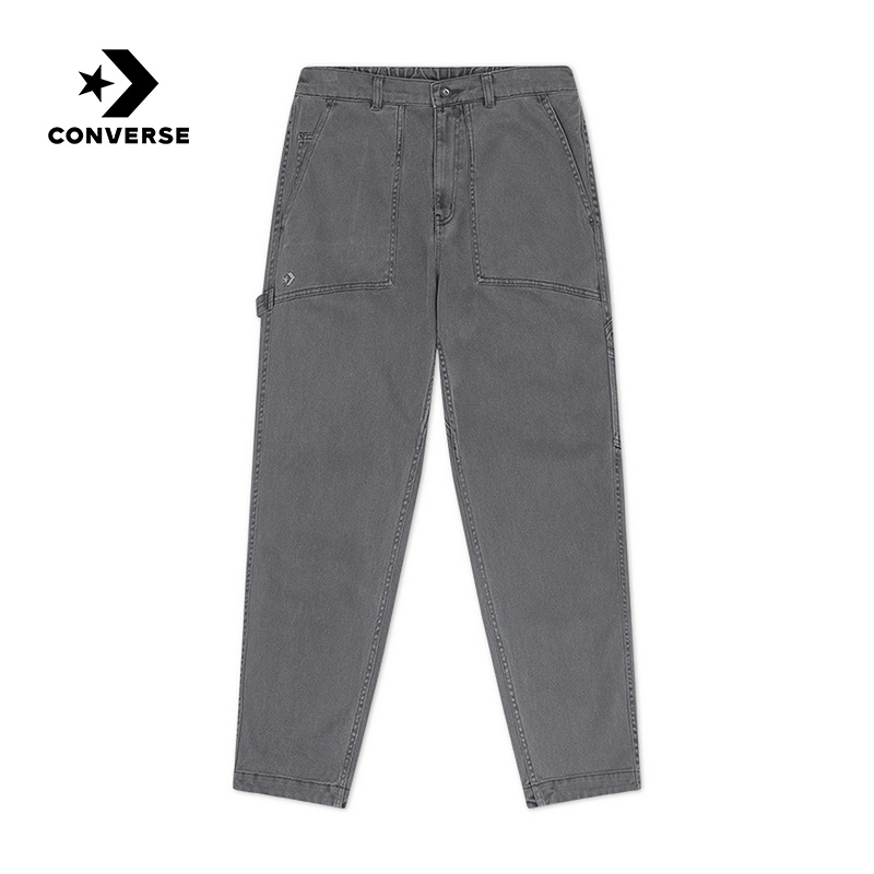 Converse匡威2025春季男裤梭织休闲长裤运动牛仔裤 10028465-A02