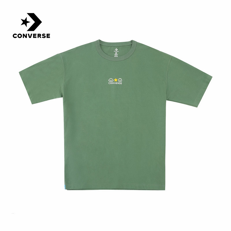 Converse匡威26夏新品男女休闲运动短袖宽松透气T恤衫 UCK176-E49