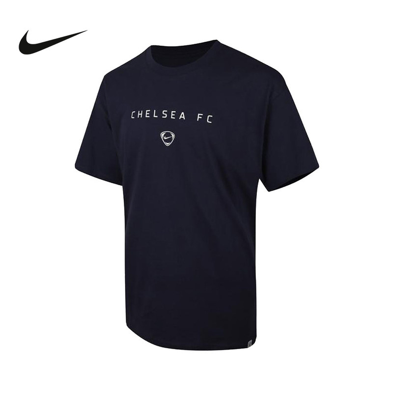 Nike耐克短袖男夏季TOTAL 90宽松透气圆领足球运动T恤HV4918-451