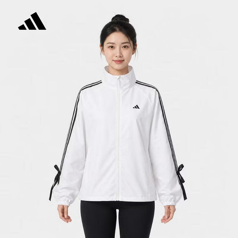 adidas阿迪达斯DANCE女子运动休闲夹克秋冬训练防风服外套 LD2934