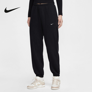 NIKE耐克女裤26春新款卫裤宽松收口运动裤针织休闲长裤IF0233-010