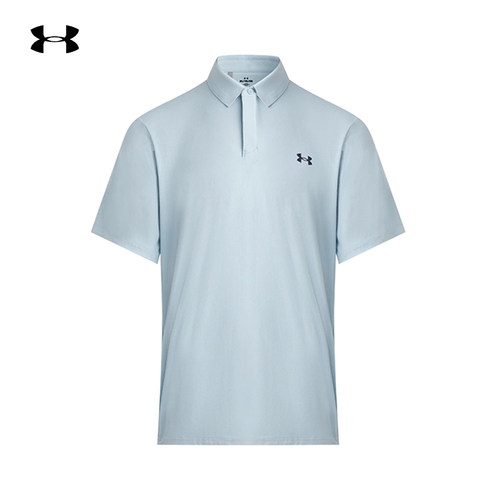 安德玛UA新款Drive Chill男士高尔夫翻领polo衫短袖 1389596-453