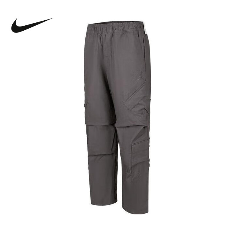 Jordan耐克男子夏季飞人直筒休闲工装透气宽松运动长裤HV0531-068