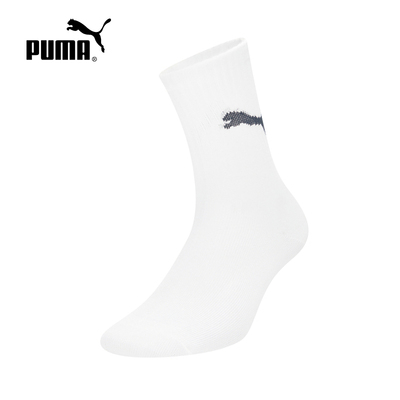 PUMA彪马棉袜冬中性吸汗透气1双中袜篮球跑步运动袜子 907127-02