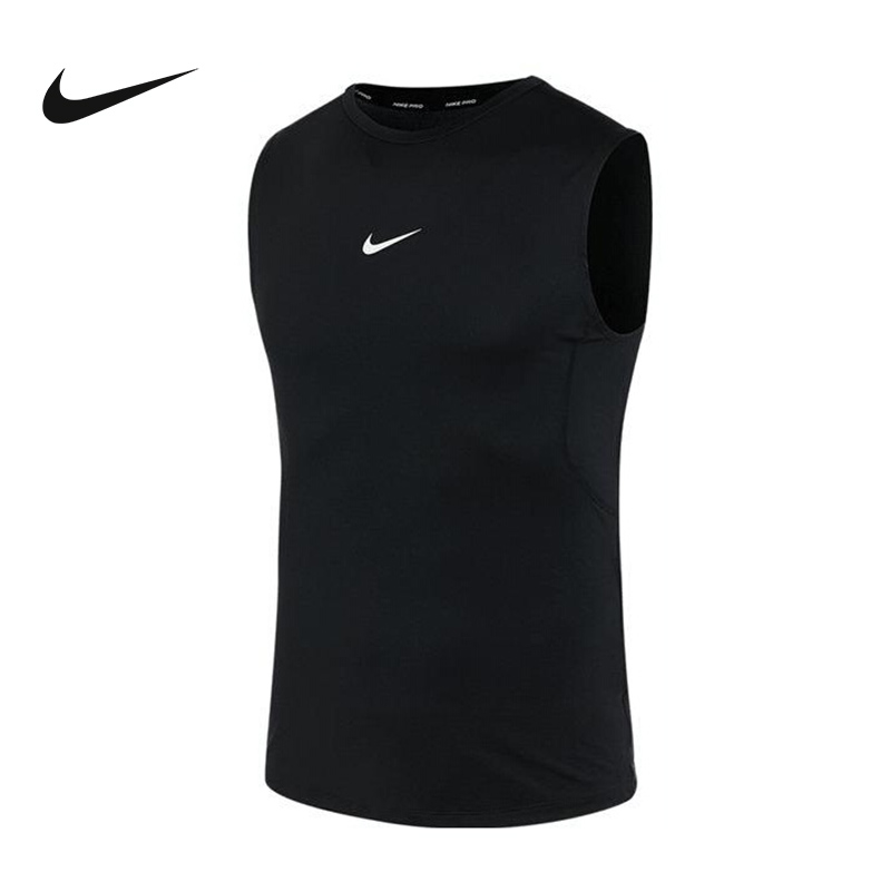 NIKE耐克背心短袖男装2023夏季新款运动服圆领休闲T恤FB7915-010