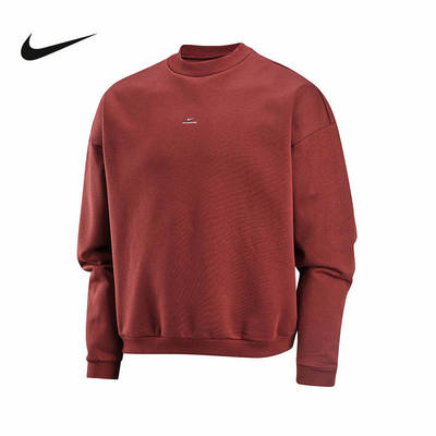 Nike耐克卫衣男2025冬新款加绒篮球运动休闲圆领套头衫IM5902-619