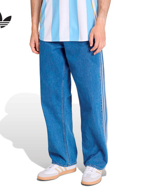 adidas阿迪达斯ADICOLOR三叶草牛仔裤2026春男FIREBIRD长裤KD1499