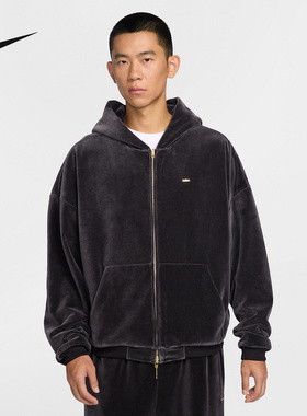 NIKE耐克男2026春季新款詹姆斯连帽开衫篮球夹克外套 IM0636-010