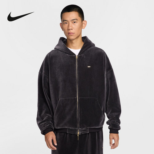 NIKE耐克男2026春季新款詹姆斯连帽开衫篮球夹克外套 IM0636-010