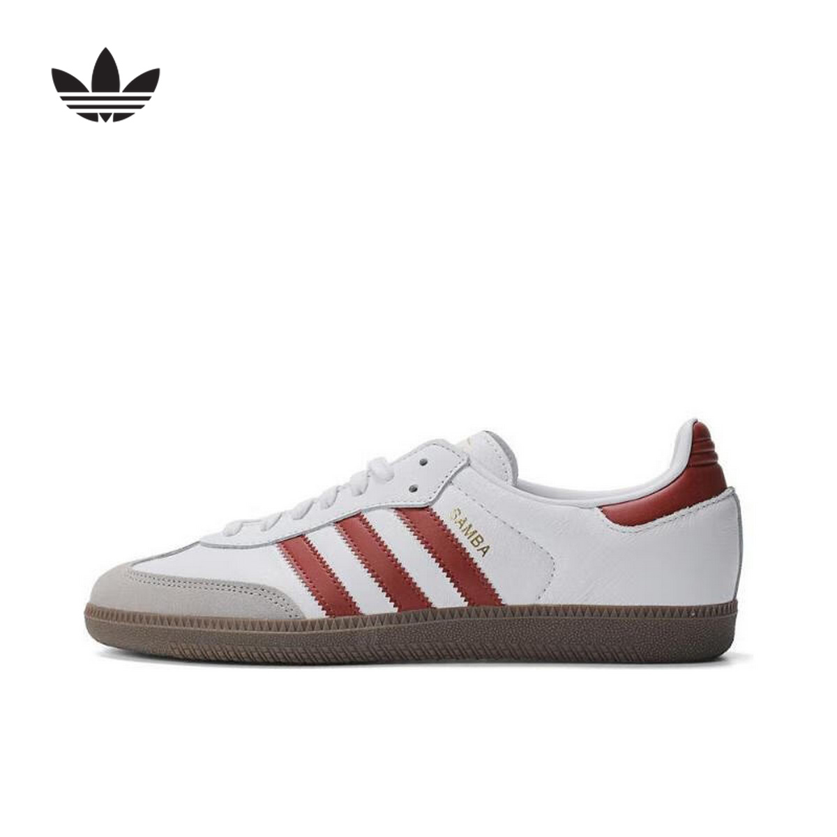 阿迪达斯2025春男女鞋SAMBA经典运动小白鞋德训鞋「T头鞋」JH8796