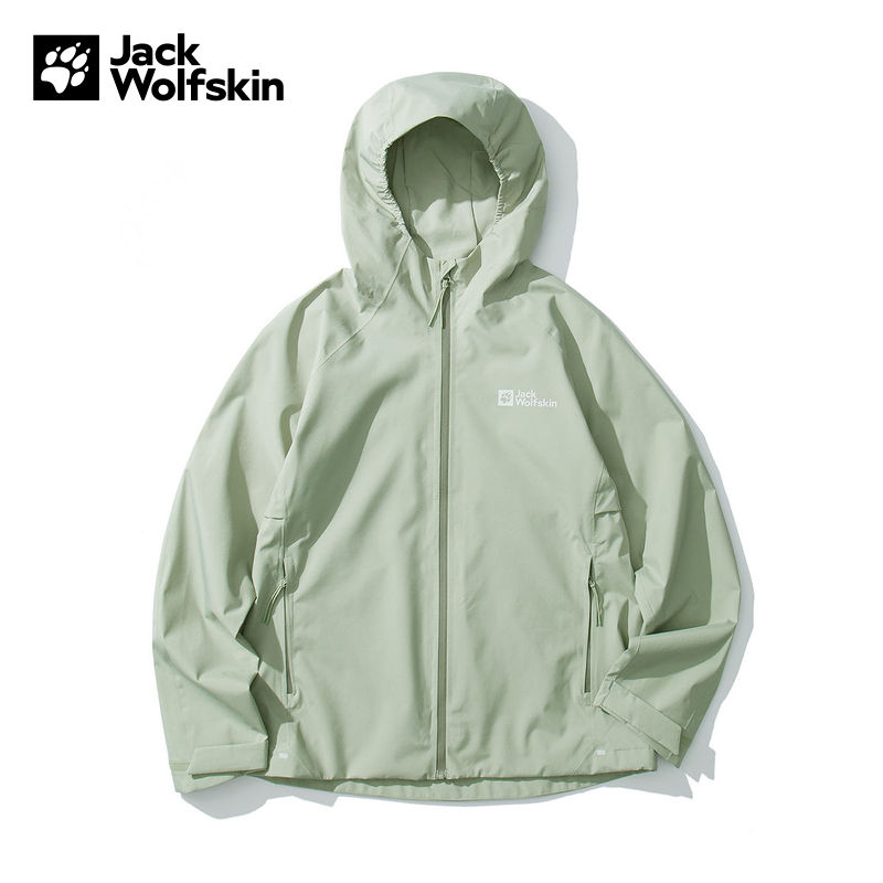 JackWolfskin狼爪冲锋衣女士秋冬户外运动P棉仿生绒外套A60197A