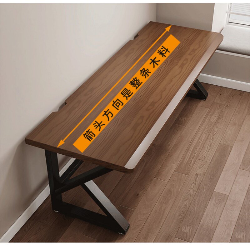 新西兰松木电竞桌简约电脑桌纯实木工作台现代家用办公书房写字桌