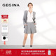 GEGINA吉吉娜2026早春新品 裙 裤 高级灰短裤 女宽松学院风百褶短款