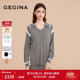 弹性休闲舒适毛衣女商场同款 GEGINA吉吉娜女装 V领羊毛羊绒针织衫