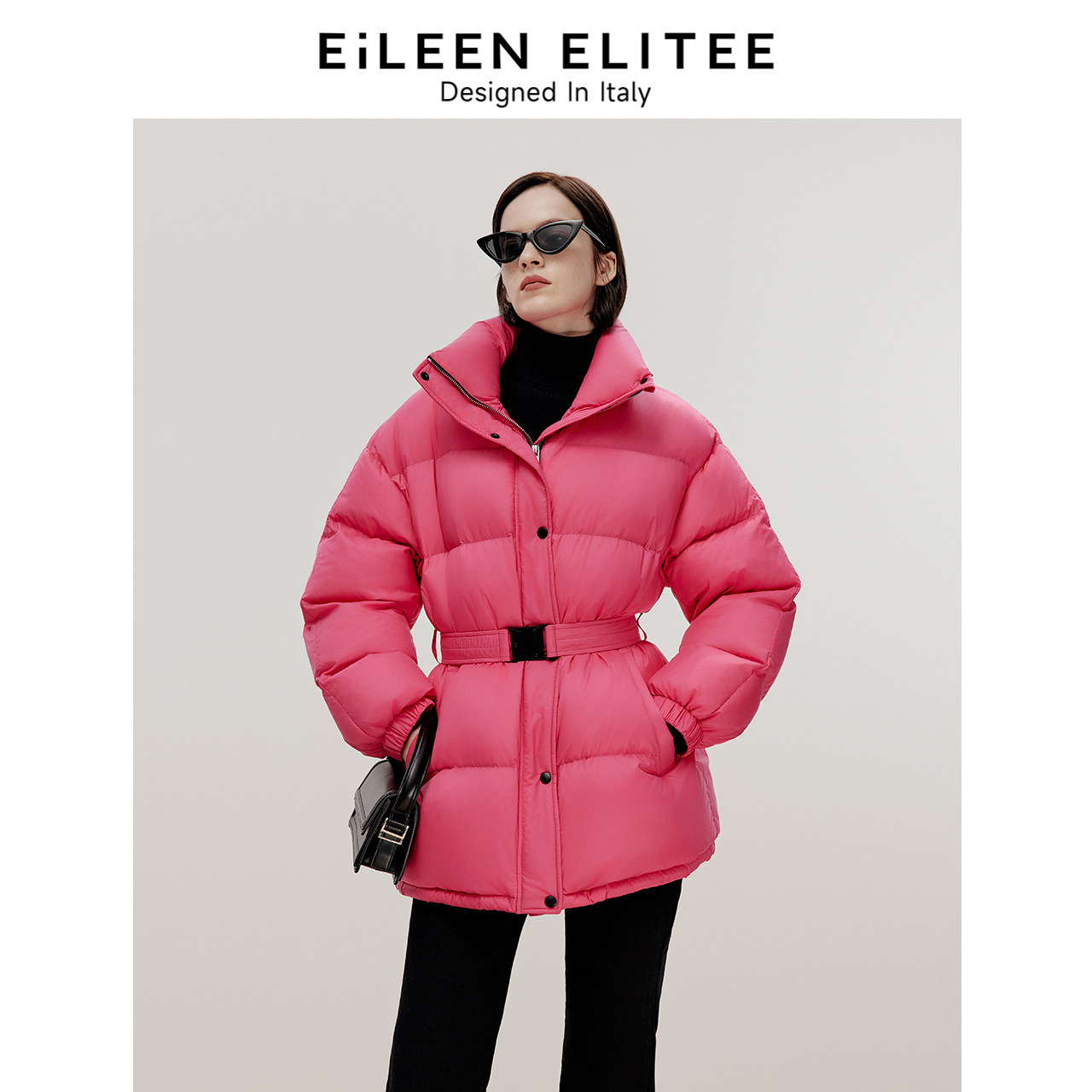 [朗姿奥莱]【王楚然同款】朗姿欧洲EiLEEN ELITEE进口鹅绒羽绒服
