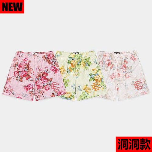 EE男女同款休闲四分裤健身网眼款