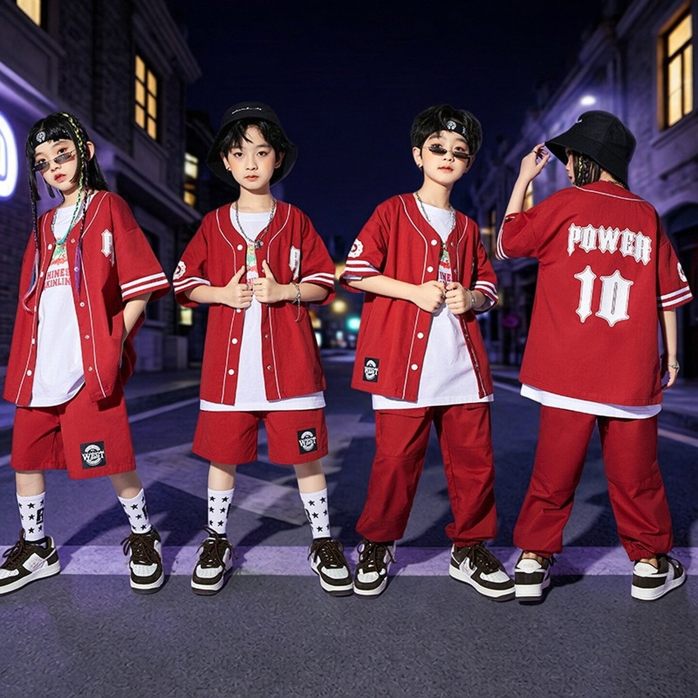 街舞服装儿童hiphop穿搭