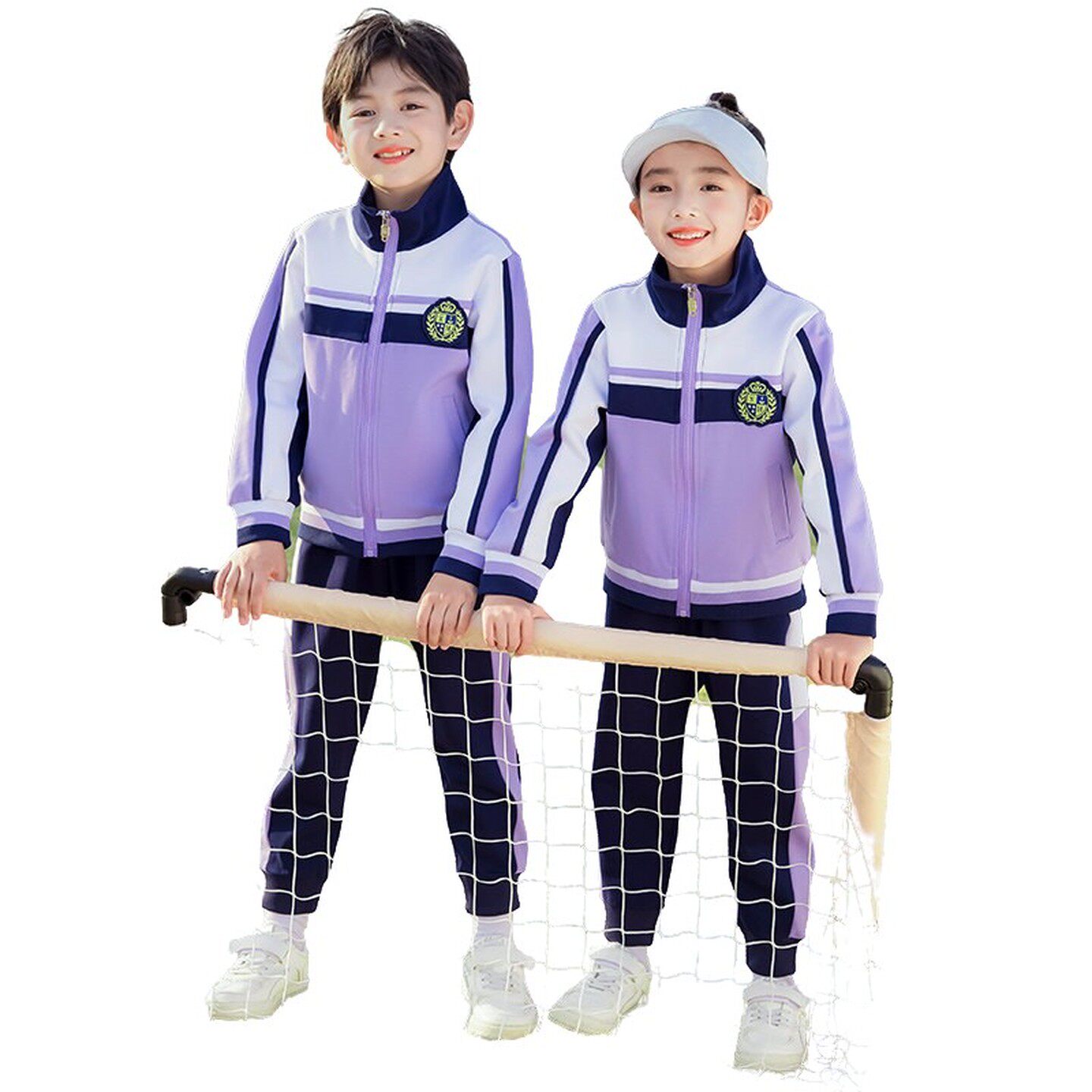 运动风校服夏季套装防风儿童幼儿园园服秋冬春秋款棒球服季节内搭