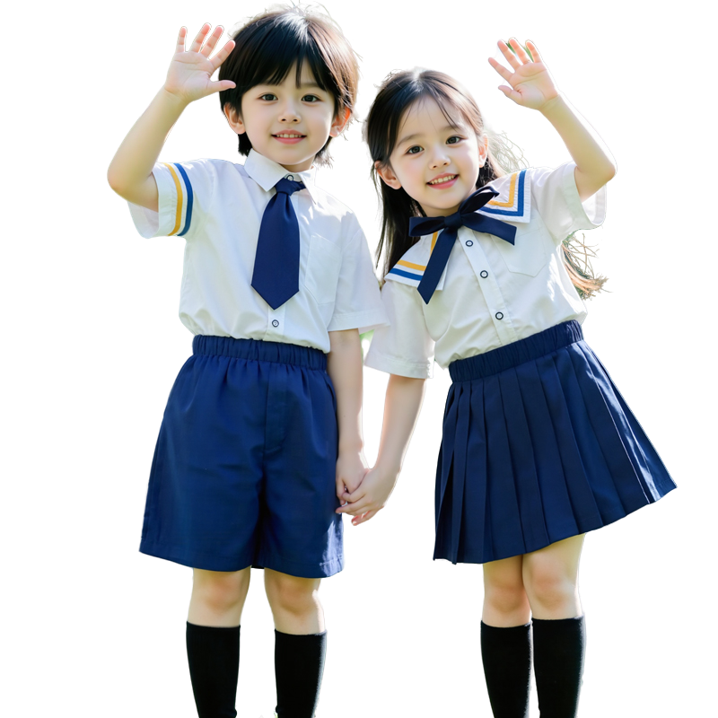 学院风班服舞蹈诗朗诵国学风礼服棉足球衣小学生校服运动套装彩色