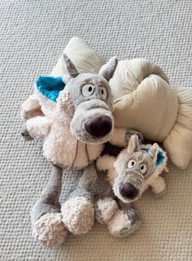 德国NICI小羊披着羊皮的狼公仔乌尔维毛绒玩具思维认知提升布娃娃