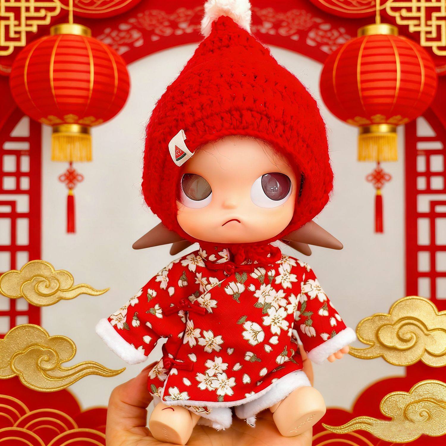 Zsiga可动人偶向往之处玩偶娃衣新年棉服1/8嘎子姐着替喜庆红袄服,模玩/动漫/周边/娃圈三坑/桌游,BJD娃衣,淘宝优惠券,粉丝福利购,淘宝优惠卷