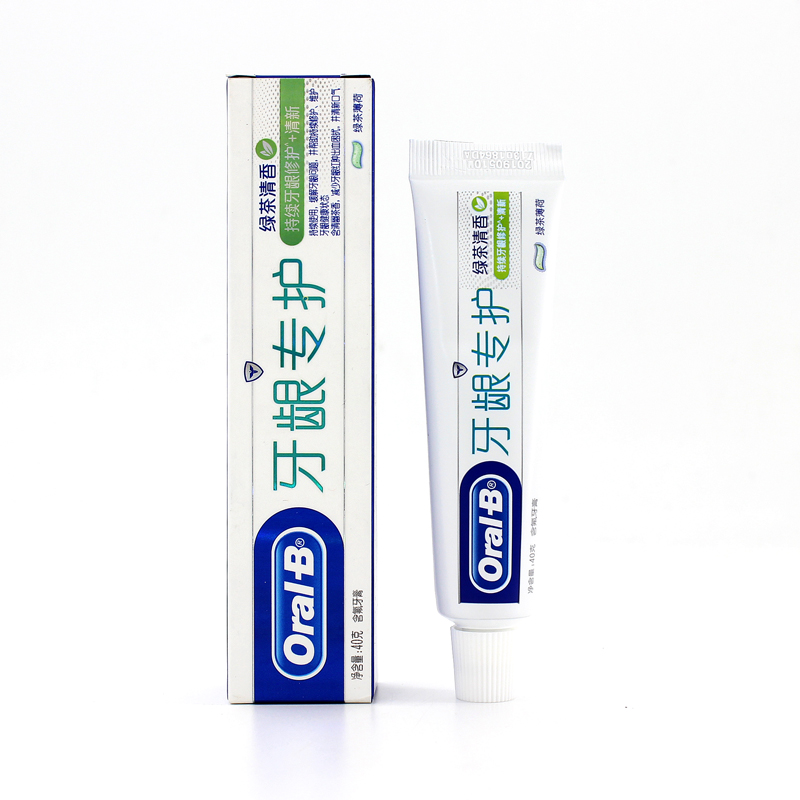 Å·ÀÖB/OralBÑÀö¸×¨»¤ÑÀ¸à40gÂ̲èÇåÏã¶Ô¿¹ºìÖ׳öѪÃÀ°×²¢ÇåÐÂ¿ÚÆø