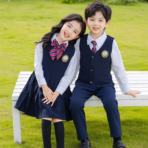 小学生校服春秋套装儿童运动服班服中国三件套夏季学院幼儿园园服