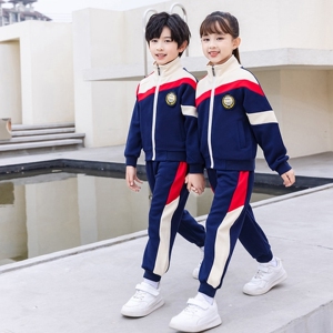 英伦风班服马甲幼儿园男女运动服饰男女童T恤三件套幼儿园园服