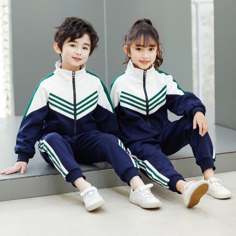 小学生班服活力男女男女童幼儿园园服外套红色演出服运动服装生春