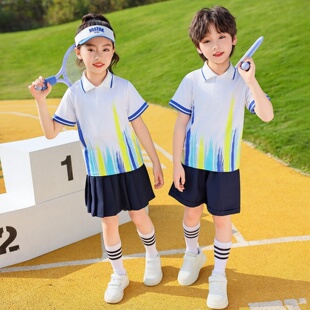运动风校服园服学院风幼儿园合照团体演出服春秋款入园照夏季裤子