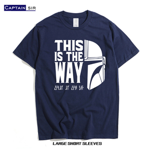 t恤男 美剧 纯棉夏 WAY星球大战周边衣服短袖 THE 曼达洛人THIS