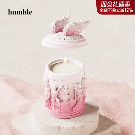 humble帕特农系列羽栖姜饼人香薰蜡烛无火香薰小众高级圣诞节礼物