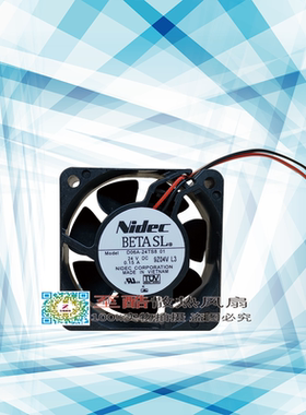 D06A-24TS8 01 原装日本Nidec 24VDC 0.15A 60*60*25MM变频器风扇