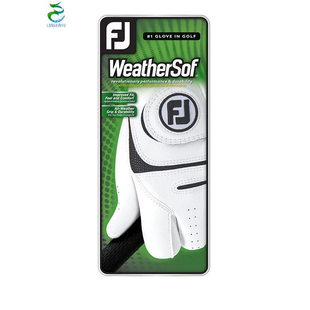 FootJoy高尔夫手套男士WeatherSof高尔夫球FJ耐磨防滑手套