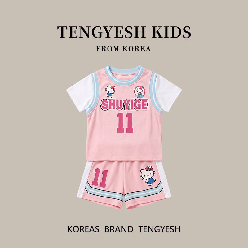 韩国TENGYESH女童夏季套