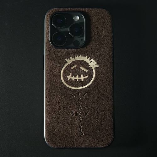 Travisscott潮牌笑脸苹果手机壳