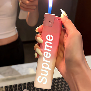 潮牌supreme超大巨无霸打火机个性创意明火精致小巧送男女友礼物