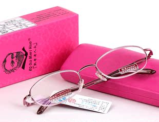 正品 树脂老视镜 凯奇老人头时尚 女 200度250度 老花镜 老花眼镜